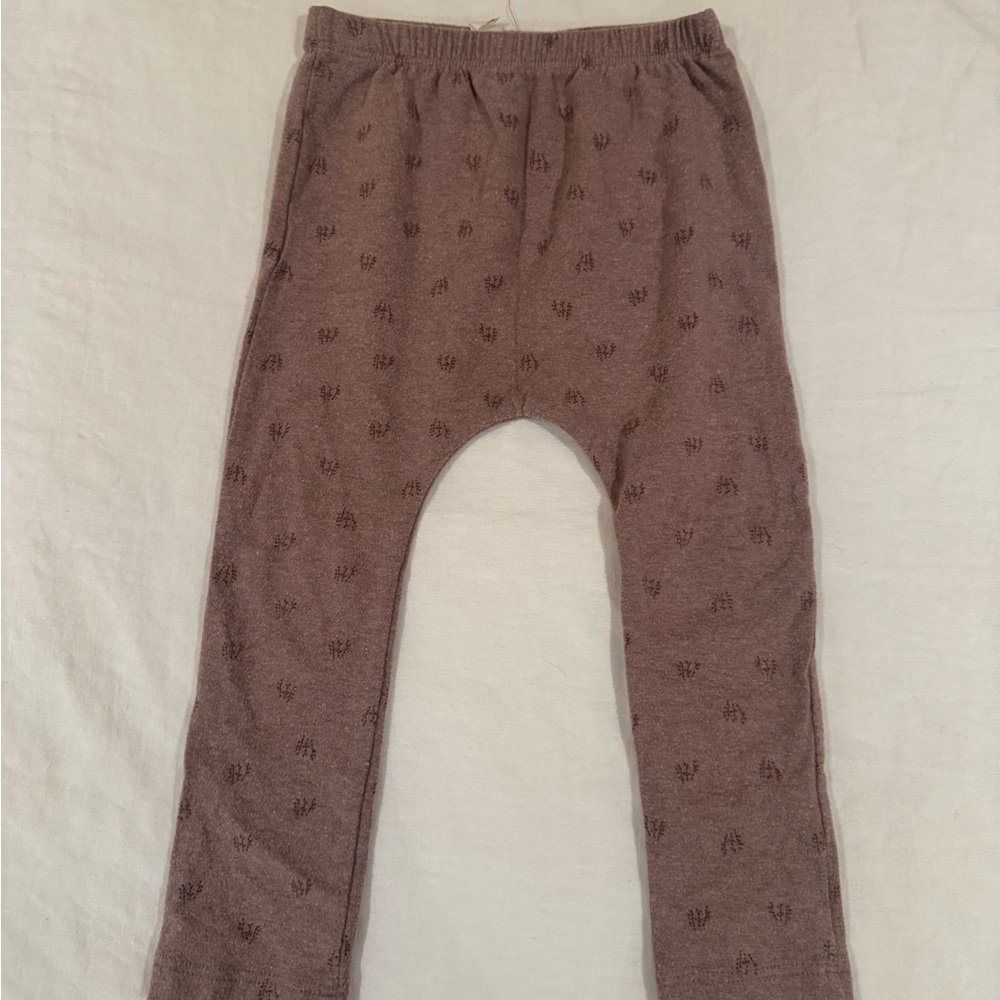 Cozy Kids' Brown Patterned Leggings
